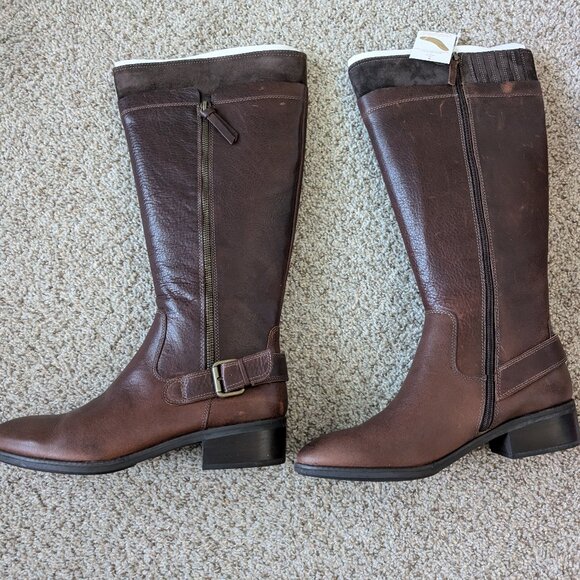 New in Box Comfortiva Leather Boots in Bridle Brown, Women's size 11 - Picture 5 of 9